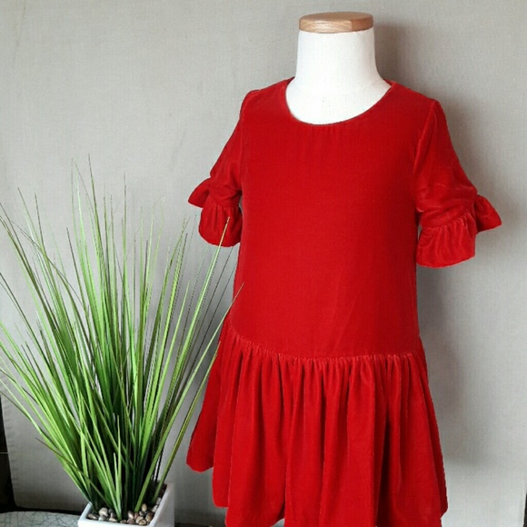 Gymboree Ruffled Velvet Dress - Picture 1 of 6
